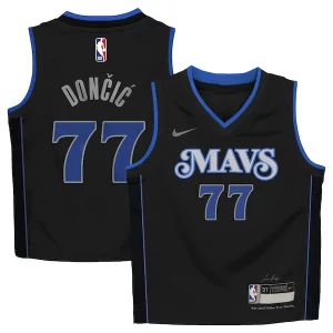 Elegante Luka Dončić Dallas Mavericks Nike Preschool Swingman Replica Jersey City Edition Black