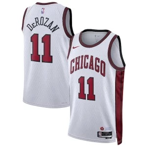 Elegante Moderno Increíble DeMar DeRozan Chicago Bulls Nike Unisex 2022/23 Swingman Jersey City Edition White