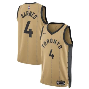 Elegante Scottie Barnes Toronto Raptors Nike Unisex 2023/24 Swingman Jersey Gold City Edition