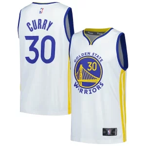 Elegante Stephen Curry Golden State Warriors Fast Break Replica Player Jersey Association Edition White