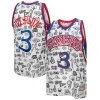 Elegante Único Exquisito Allen Iverson Philadelphia 76ers 1996/97 Swingman Jersey White