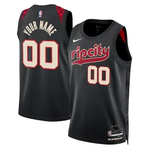 Elegante Único Portland Trail Blazers Nike Unisex 2023/24 Custom Swingman Jersey Black City Edition