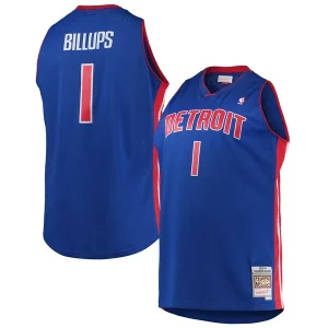 Encantador Chulo Chauncey Billups Detroit Pistons 2003/04 Big & Tall Hardwood Classics Swingman Jersey Blue