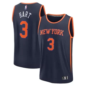 Encantador Comodo Genial Josh Hart New York Knicks Fast Break Replica Player Jersey Statement Edition Navy