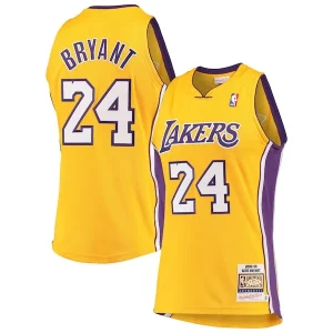 Encantador Genial Práctico Men's Los Angeles Lakers Kobe Bryant Gold Hardwood Classics 2008 09 Authentic Jersey