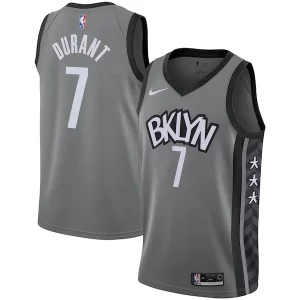 Encantador Kevin Durant Brooklyn Nets Nike 2019/2020 Swingman Jersey Statement Edition Gray