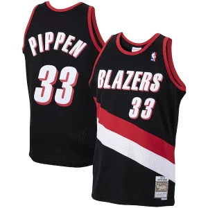 Encantador Maravilloso Sofisticado Scottie Pippen Portland Trail Blazers 1999/00 Hardwood Classics Swingman Jersey Black