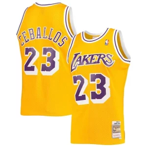 Encantador Práctico Cedric Ceballos Los Angeles Lakers 1994/95 Hardwood Classics Swingman Jersey Gold