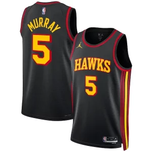 Encantador Práctico Dejounte Murray Atlanta Hawks Jordan Brand Unisex Swingman Jersey Statement Edition Black