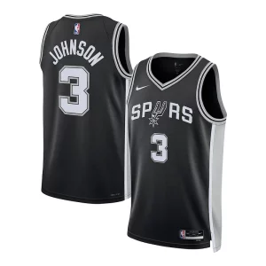 Comodo Original Keldon Johnson San Antonio Spurs Nike Unisex Swingman Jersey Association Edition Black