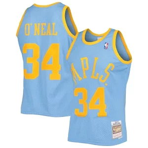 Encantador Shaquille O'Neal Los Angeles Lakers 2001/02 Hardwood Classics Swingman Jersey Powder Blue