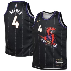 Encantador Único Scottie Barnes Toronto Raptors Nike Youth 2024/25 Swingman Player Jersey City Edition Black