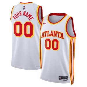Estupendo Atlanta Hawks Nike Unisex Swingman Custom Jersey White Association Edition