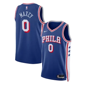 Estupendo Bonito Comodo Tyrese Maxey Philadelphia 76ers Nike Unisex Swingman Jersey Association Edition Royal