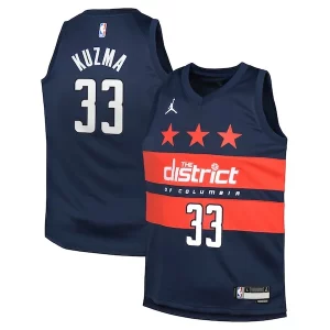Estupendo Delicioso Kyle Kuzma Washington Wizards Jordan Brand Youth Swingman Jersey Statement Edition Navy