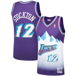 Estupendo Fantástico Duradero John Stockton Utah Jazz Hardwood Classics Swingman Jersey Purple