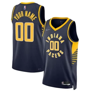 Estupendo Indiana Pacers Nike 2021/22 Diamond Swingman Custom Jersey Icon Edition Navy