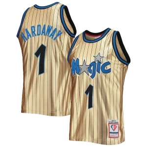 Estupendo Robusto Penny Hardaway Orlando Magic 75th Anniversary 1993/94 Hardwood Classics Swingman Jersey Gold
