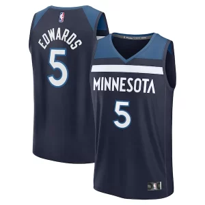 Estupendo Robusto Perfecto Anthony Edwards Minnesota Timberwolves Fast Break Replica Player Jersey Icon Edition Navy