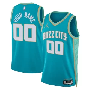 Exquisito Charlotte Hornets Jordan Brand Unisex 2023/24 Custom Swingman Jersey Teal City Edition