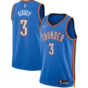 Exquisito Cool Versátil Josh Giddey Oklahoma City Thunder Nike Unisex Swingman Jersey Icon Edition Blue
