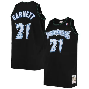 Exquisito Duradero Kevin Garnett Minnesota Timberwolves 1997/98 Big & Tall Hardwood Classics Swingman Jersey Black