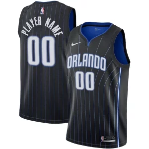 Exquisito Elegante Delicioso Orlando Magic Nike 2020/21 Swingman Custom Jersey Icon Edition Black/White