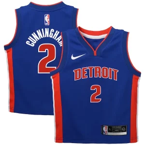 Exquisito Fácil de llevar Cade Cunningham Detroit Pistons Nike Toddler Swingman Player Jersey Icon Edition Blue
