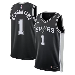Exquisito Genial Victor Wembanyama San Antonio Spurs Nike Unisex 2023 NBA Draft First Round Pick Swingman Jersey Icon Edition Black