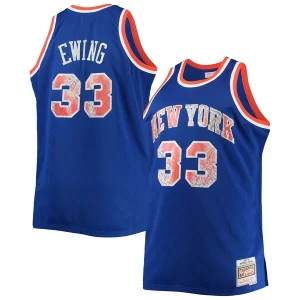 Exquisito Hermoso Cool Patrick Ewing New York Knicks Big & Tall 1991/92 NBA 75th Anniversary Diamond Swingman Jersey Blue