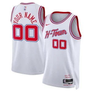 Exquisito Houston Rockets Nike Unisex 2023/24 Custom Swingman Jersey White City Edition
