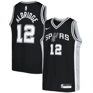 Exquisito Increíble LaMarcus Aldridge San Antonio Spurs Nike Youth Swingman Jersey Icon Edition Black