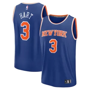 Exquisito Josh Hart New York Knicks Fast Break Replica Player Jersey Icon Edition Royal
