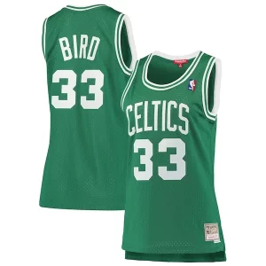 Exquisito Larry Bird Boston Celtics Women's 1985 86 Hardwood Classics Swingman Jersey Kelly Green