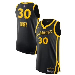 Exquisito Nike Stephen Curry Golden State Warriors Authentic Jersey City Edition Black