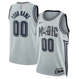 Exquisito Perfecto Hermoso Orlando Magic Nike Unisex 2024/25 Custom Swingman Jersey City Edition Silver