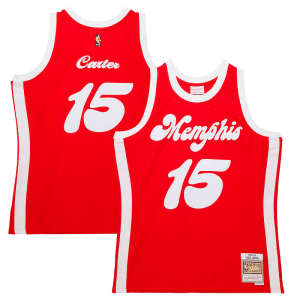 Fácil de llevar Vince Carter Memphis Grizzlies 2015/16 Hardwood Classics Swingman Jersey Red