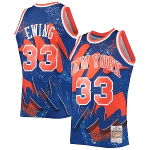 Fácil de llevar Bonito Fantástico Patrick Ewing New York Knicks Hardwood Classics 1991/92 Hyper Hoops Swingman Jersey Blue