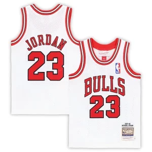 Fácil de llevar Clásico Delicioso Michael Jordan Chicago Bulls Toddler 1997/98 Hardwood Classics Authentic Jersey White/Black/Red