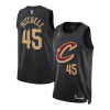 Fácil de llevar Clásico Duradero Donovan Mitchell Cleveland Cavaliers Jordan Brand Unisex Swingman Jersey Statement Edition Black