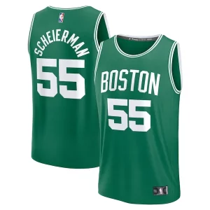 Original Fácil de llevar Baylor Scheierman Boston Celtics 2024 NBA Draft Fast Break Player Jersey Icon Edition Kelly Green