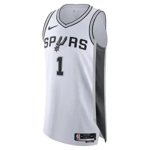 Fácil de llevar Clásico Magnífico Victor Wembanyama San Antonio Spurs Nike Authentic Jersey Association Edition White