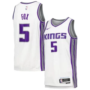 Fácil de llevar De'Aaron Fox Sacramento Kings Nike Swingman Player Jersey Association Edition White