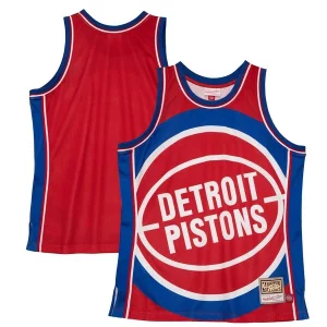 Fácil de llevar Delicioso Encantador Detroit Pistons Hardwood Classics Blown Out Fashion Jersey Red