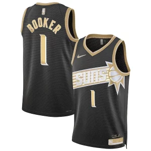 Fácil de llevar Devin Booker Phoenix Suns Nike Unisex Select Series Swingman Jersey Black