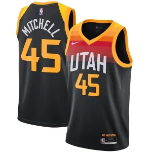 Fácil de llevar Duradero Único Donovan Mitchell Utah Jazz Nike 2021/22 Swingman Player Jersey Black City Edition