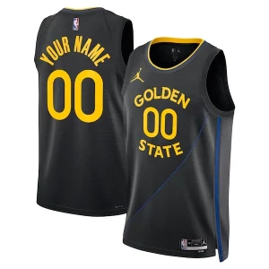Fácil de llevar Golden State Warriors Jordan Brand Unisex 2024/25 Custom Swingman Jersey Statement Edition Black