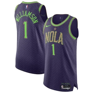 Fácil de llevar Hermoso Estupendo Zion Williamson New Orleans Pelicans Nike 2024/25 Authentic Player Jersey City Edition Purple