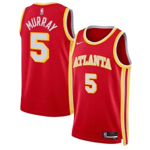 Fácil de llevar Ideal Dejounte Murray Atlanta Hawks Nike Unisex Swingman Jersey Icon Edition Red