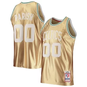 Fácil de llevar Maravilloso Robert Parish Boston Celtics 75th Anniversary 1985/86 Hardwood Classics Swingman Jersey Gold